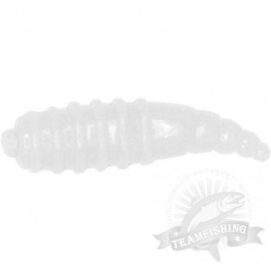 Мягкие приманки LureMax Maggot 0,5''/1,5см, LSMG05-020 Glow White