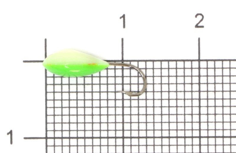 Мормышка светящаяся Shape Овсинка SV14 зеленая 1 шт