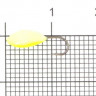 Мормышка светящаяся Shape Овсинка SV14 лимон 1 шт