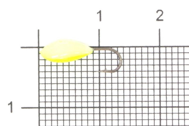Мормышка светящаяся Shape Овсинка SV14 лимон 1 шт