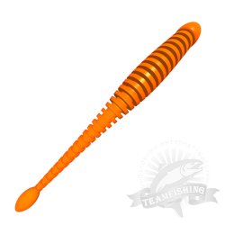 Силиконовая приманка SANSAN SAN-WORM ANNULUS 75S, КРАБ, оранжевая морковь 1460