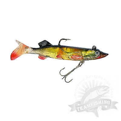 Виброхвост Jaxon Magic Fish Pike 10 см, TX-B100A 1 шт.
