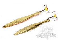 Блесна зимняя Ecopro Forward-7, 70mm, 11,1g, C/G