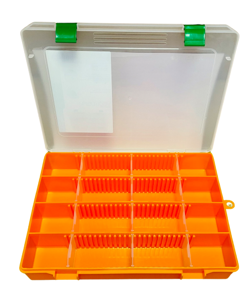 Коробка рыболовная Fisherbox 310B orange 31х23х06 см для приманок