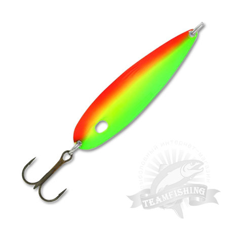 Блесна колеблющаяся Kuusamo Thundra 75/15 GR/FYe/FR-S