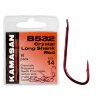 Крючки Kamasan B532 Crystal long shank red (10 шт)