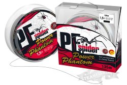 Шнур Power Phantom 8x PE Spider 135м темно-серый