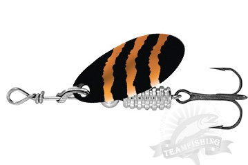 Блесна вращающаяся Lukris MINI ZEBRA-2 COBRE