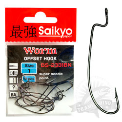 Крючки Saikyo BS-2331 Worm BN (10 шт)
