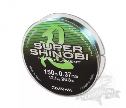 Леска монофильная Daiwa Super Shinobi 150 m светло-зеленая