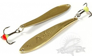 Блесна зимняя Ecopro Lucky-7, 70mm, 9,2g, Au