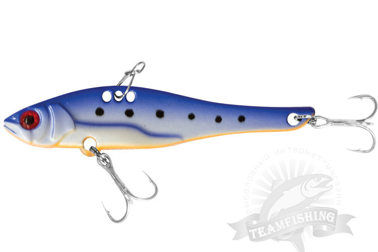 Воблер вертикальный ECOPRO VIB  Arisaka  70мм 16гр 085 Milk Blue Shad