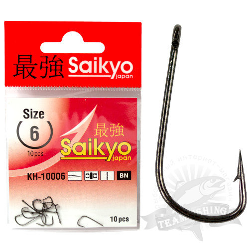 Крючки Saikyo KH-10006 Sode Ring BN (10 шт)