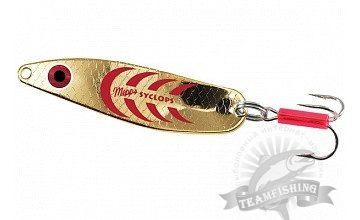 Блесна колеблющаяся Mepps SYCLOPS 00 Gold/Red