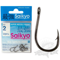 Крючки Saikyo KH-10026 Chinu Ring BN (10 шт)
