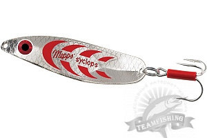 Блесна колеблющаяся Mepps SYCLOPS 00 SILVER/Red