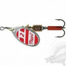 Блесна вращающаяся Mepps AGLIA White Red 2 SILVER