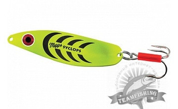 Блесна колеблющаяся Mepps SYCLOPS 0 Fluo Chartreuse