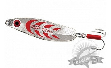 Блесна колеблющаяся Mepps SYCLOPS 0 SILVER/Red