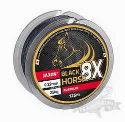 Шнур плетеный Jaxon Black Horse x8 125 m 