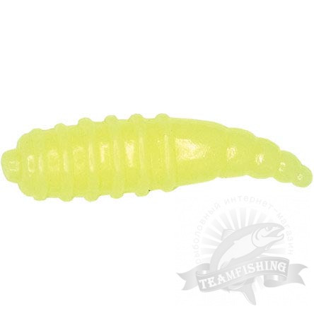 Мягкие приманки LureMax Maggot 0,5''/1,5см, LSMG05-001 Chartreuse