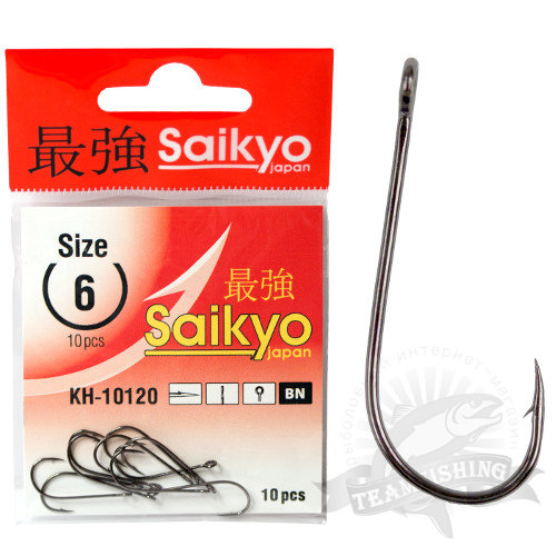 Крючки Saikyo KH-10120 BN  (10 шт)