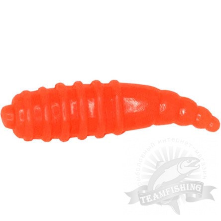 Мягкие приманки LureMax Maggot 0,5''/1,5см, LSMG05-017 Orange