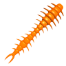 Силиконовая приманка SANSAN SAN-WORM POLLYWOG 65S, ЧЕСНОК, оранжевая морковь 1485