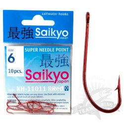 Крючки Saikyo KH-11011 O'Shaughnessy Red (10 шт)