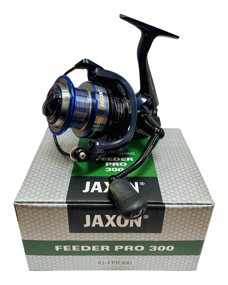 Катушка фидерная рыболовная Jaxon Feeder Pro 400 + леска фидерная 0,25 мм 150 м