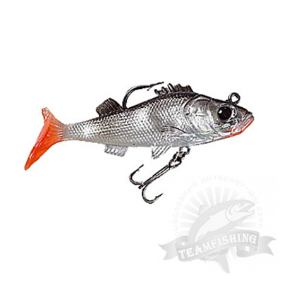 Виброхвост Jaxon Magic Fish Eltrax 10 см, TX-Е10 D 1 шт.