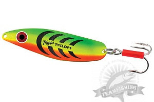 Блесна колеблющаяся Mepps SYCLOPS 1 Tiger/Gold