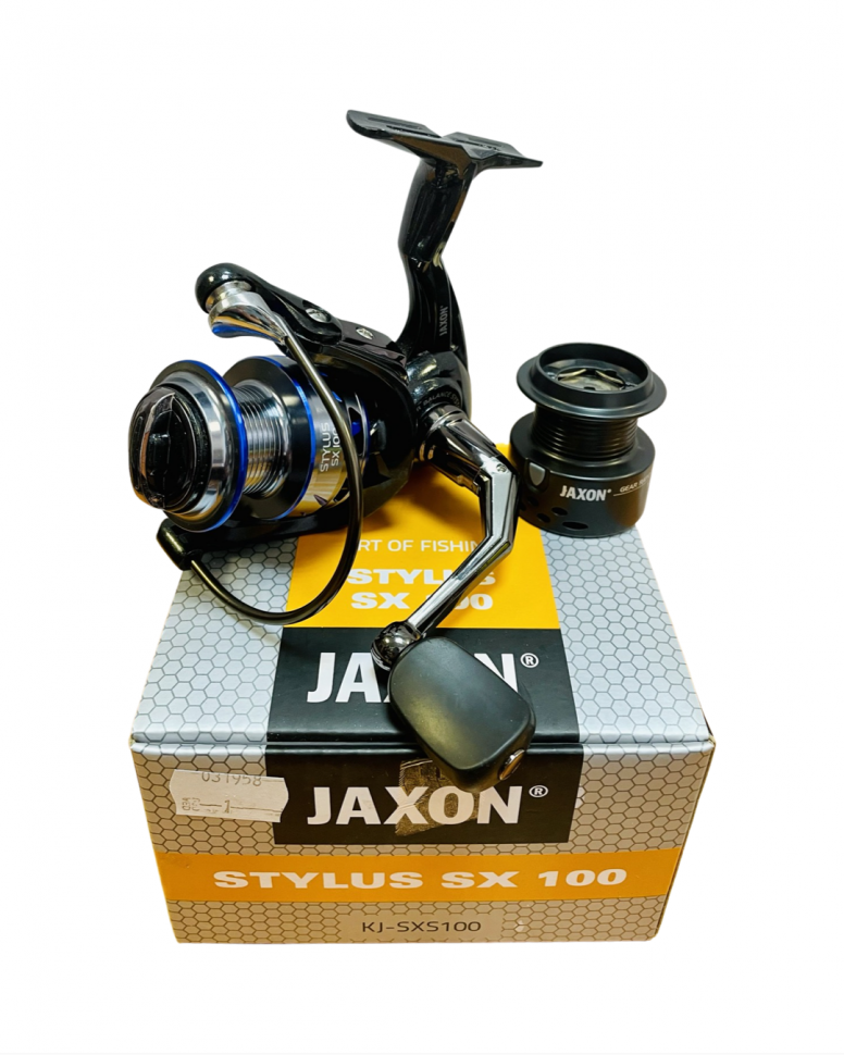 Катушка рыболовная Jaxon Stylus SX 400 + шнур 0,16 мм 125 м желтый