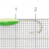 Мормышка светящаяся Shape Овсинка SV08 зеленая 1 шт
