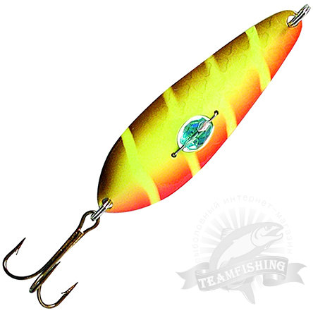 Блёсна колеблющаяся Kuusamo Kuha 70/14 FR/Fye/BR-S