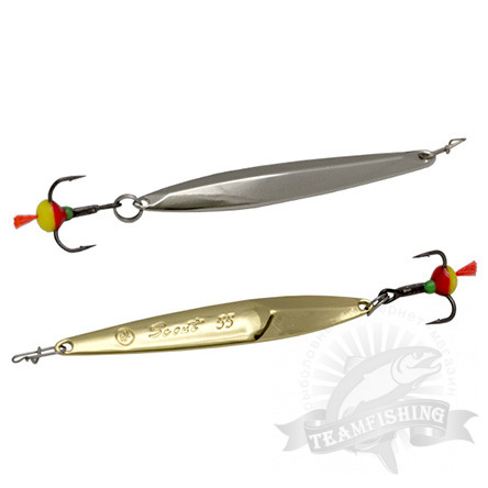 Блесна вертикальная ECOPRO Scout 65мм 7,5гр,S/G