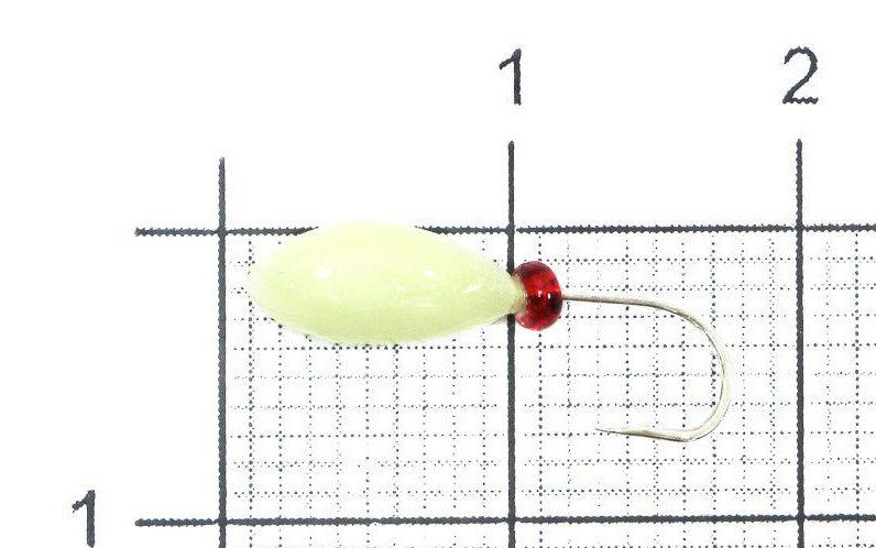 Мормышка светящаяся Shape Овсинка SV12 с бисером 1 шт